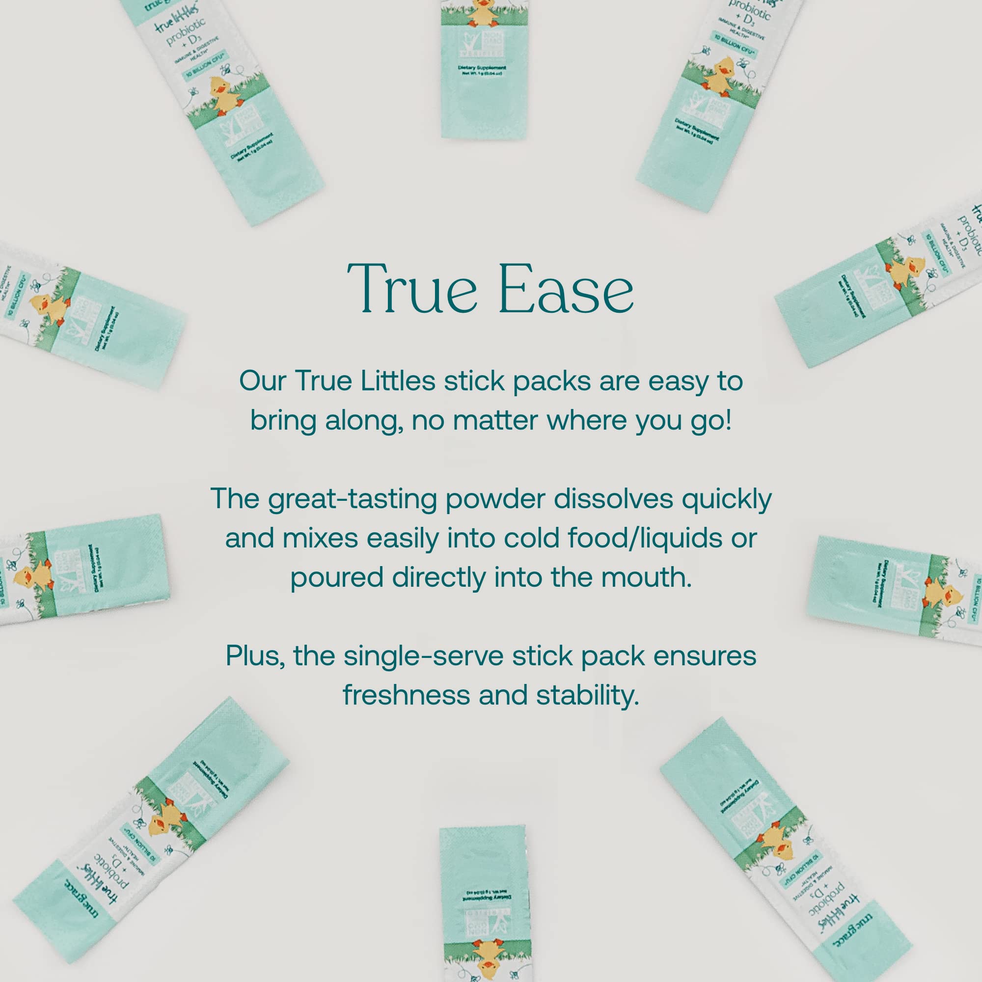 True Grace True Littles, utilisation rapide dans une boisson froide