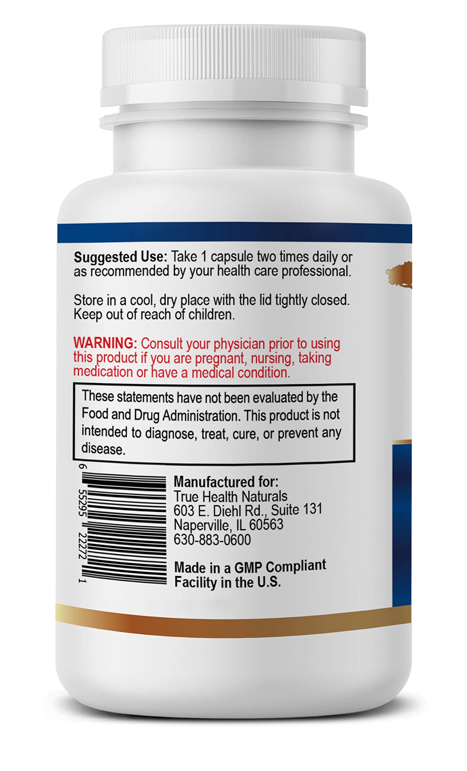 True Healing Naturals Mito Rescue close-up CoQ10 et vitamines antioxydantes