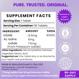 True Life Therapeutics Lugol's boîte ouverte, emballage pratique
