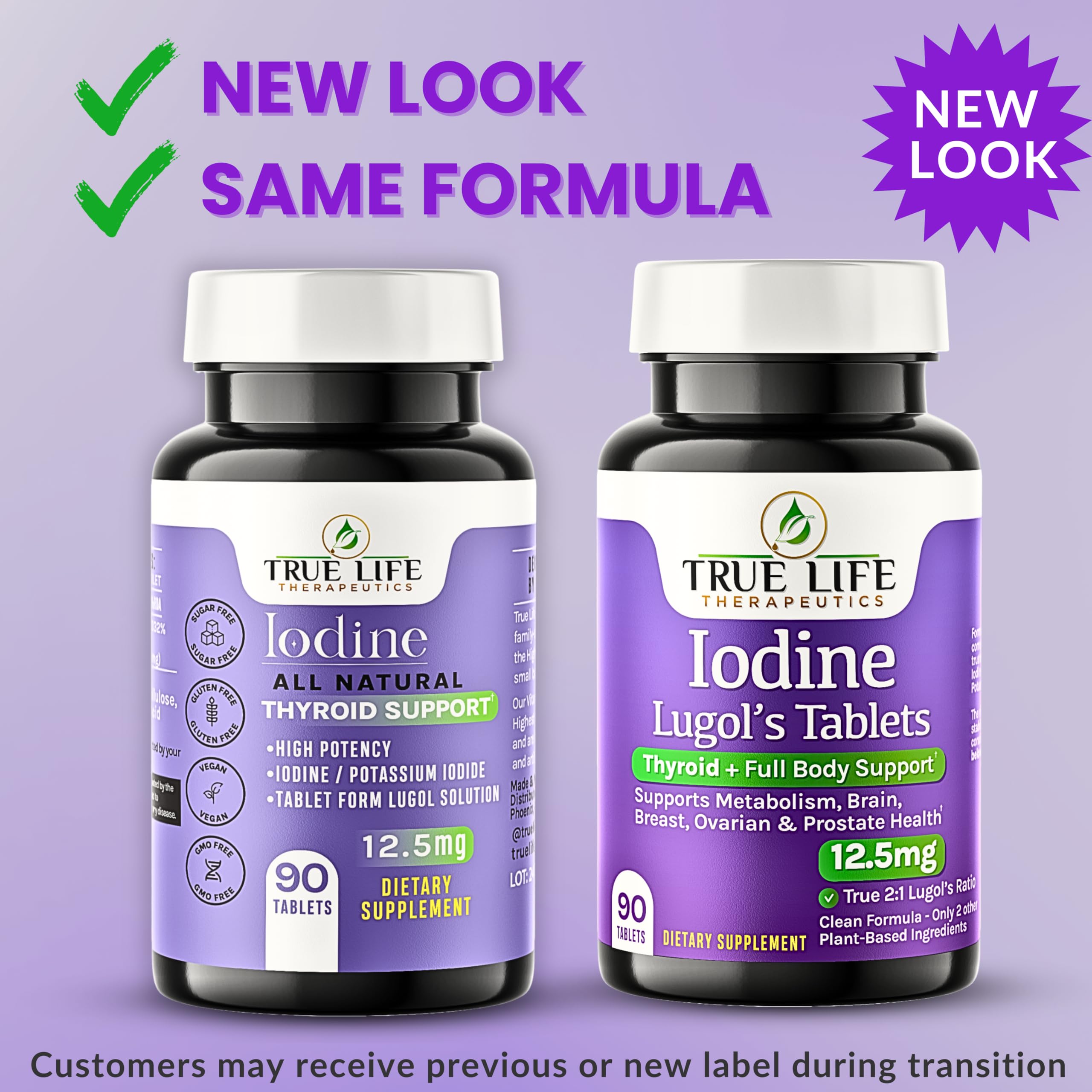 Formule Lugol's avec iodure de potassium pour couverture tissulaire