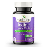 True Life Therapeutics Lugol's Tablettes 12,5 mg – boîte 90, routine quotidienne facile