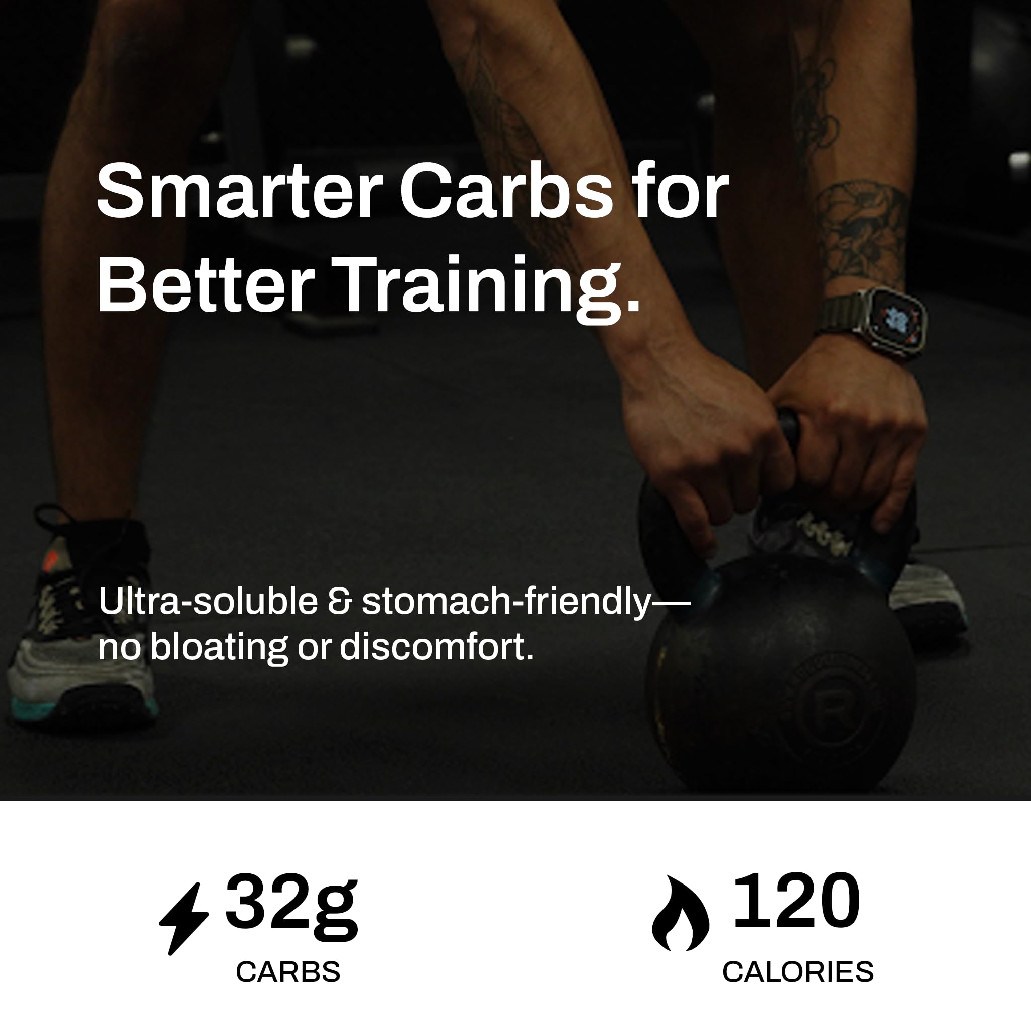True Nutrition dextrine cyclique hautement ramifiée, énergie pendant l’entraînement pour performance.