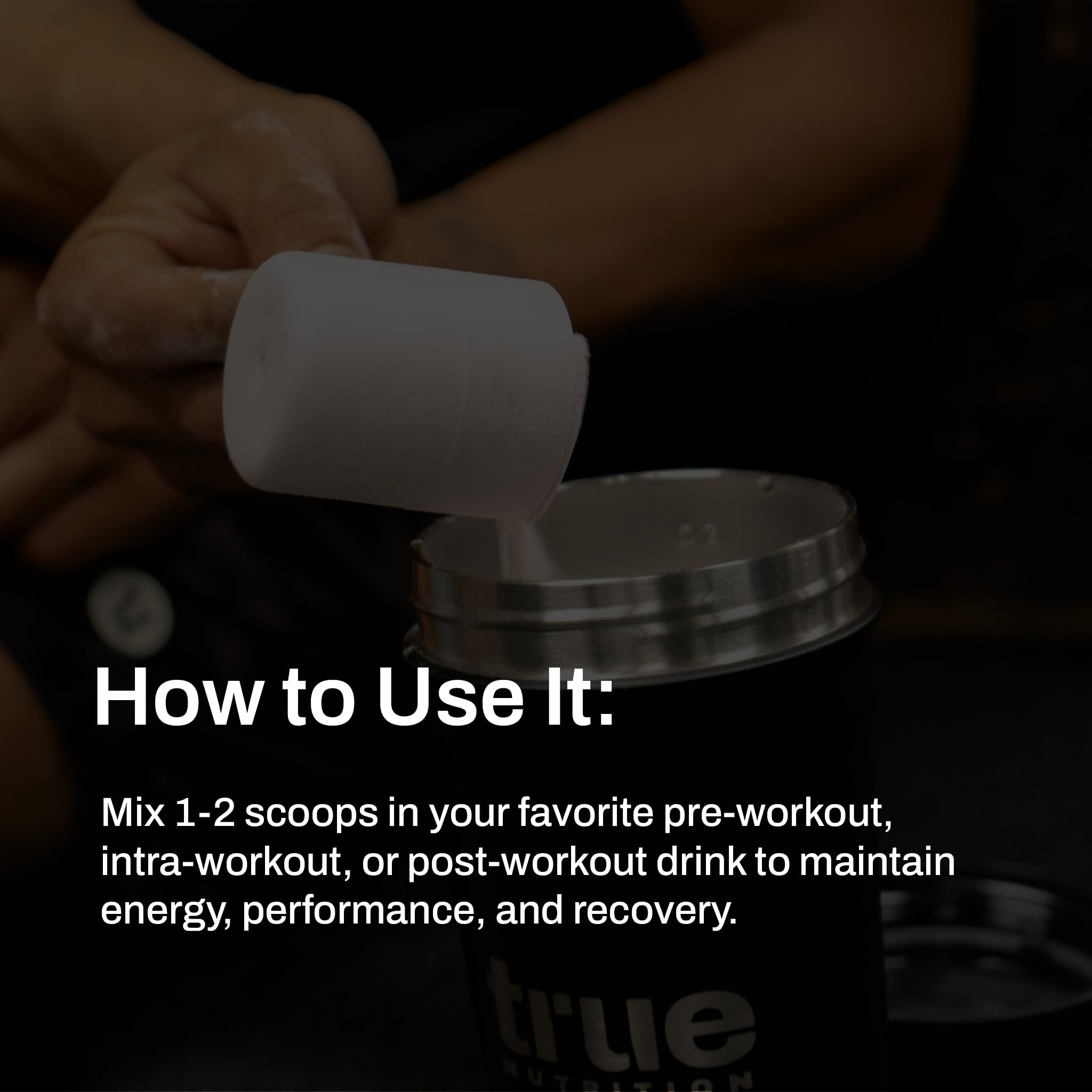 True Nutrition dextrine cyclique hautement ramifiée, poudre vegan et sans OGM.