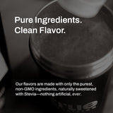 Icônes paléo et keto, sans gluten sur l'emballage
