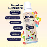 Bouteille ouverte True Theory Liquid Slim prête à être utilisée