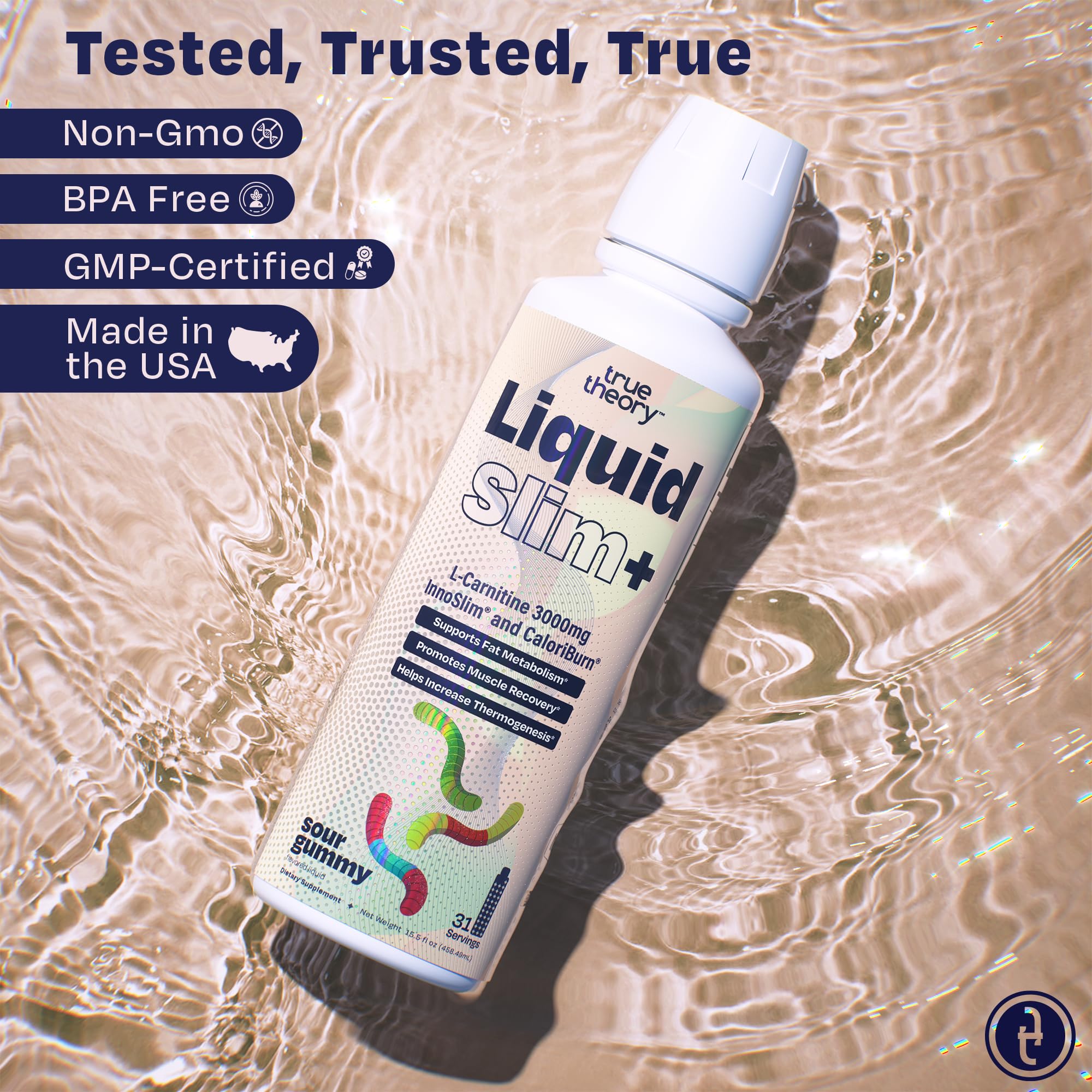 Ingrédients CaloriBurn GP et InnoSlim dans True Theory Liquid Slim