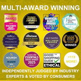 Capsules True Veda Basilic dosage quotidien, facilité d'utilisation.