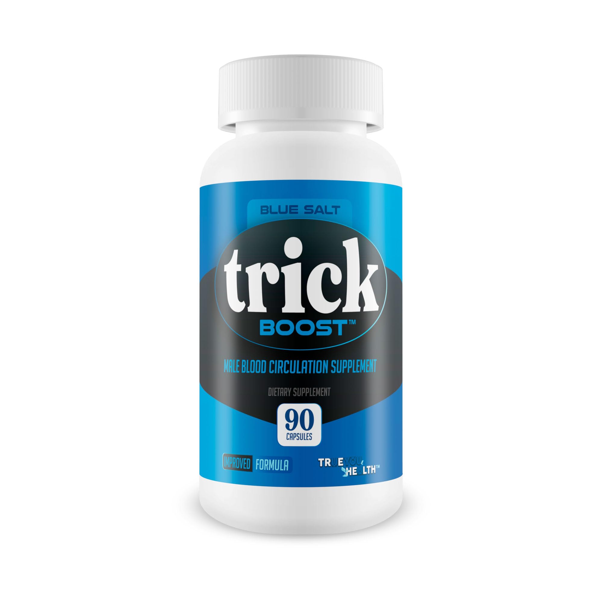 True You Health Blue Salt Trick Boost — bouteille, soutien potentiel à la circulation