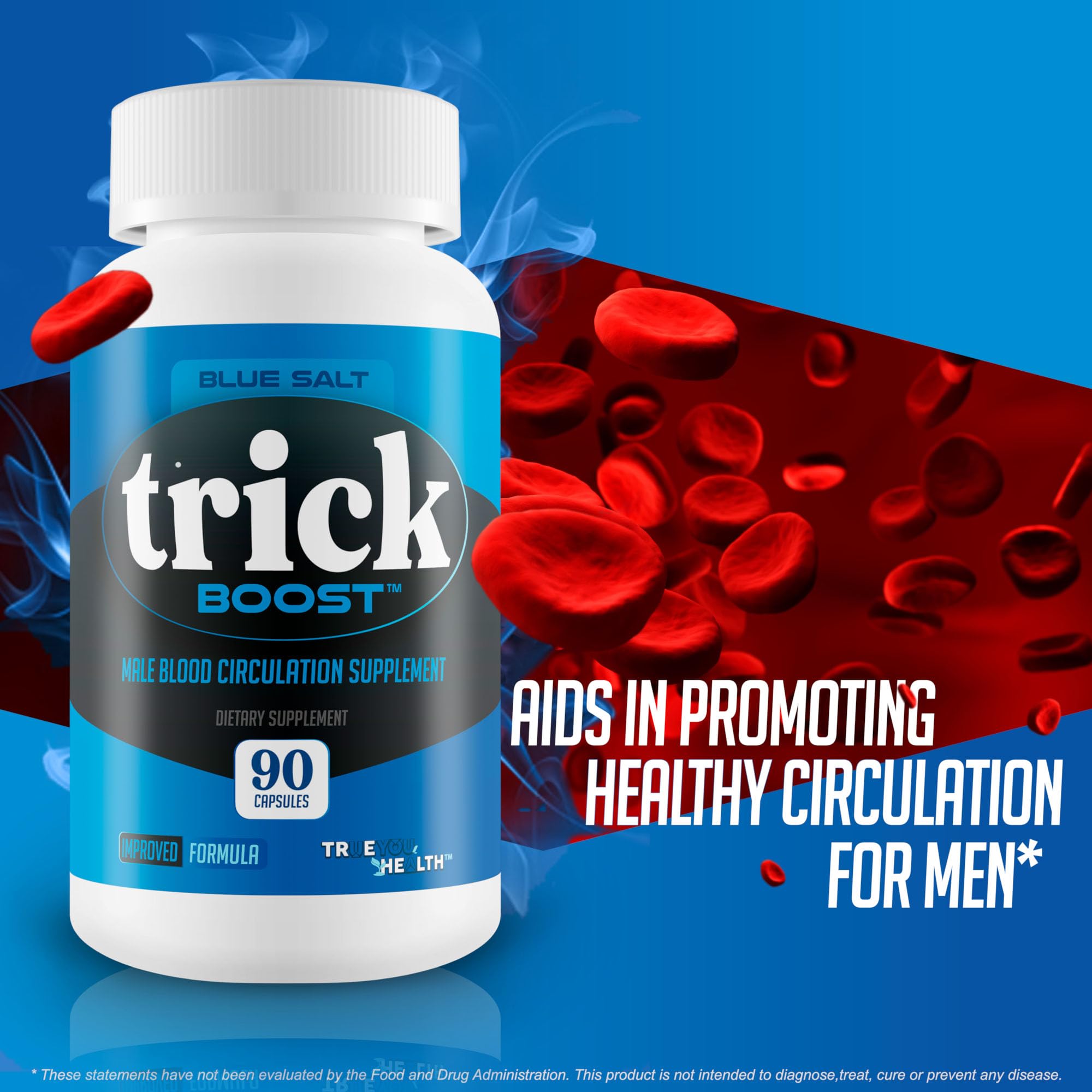 True You Health Blue Salt Trick Boost – Emballage pratique facilitant le rangement quotidien.