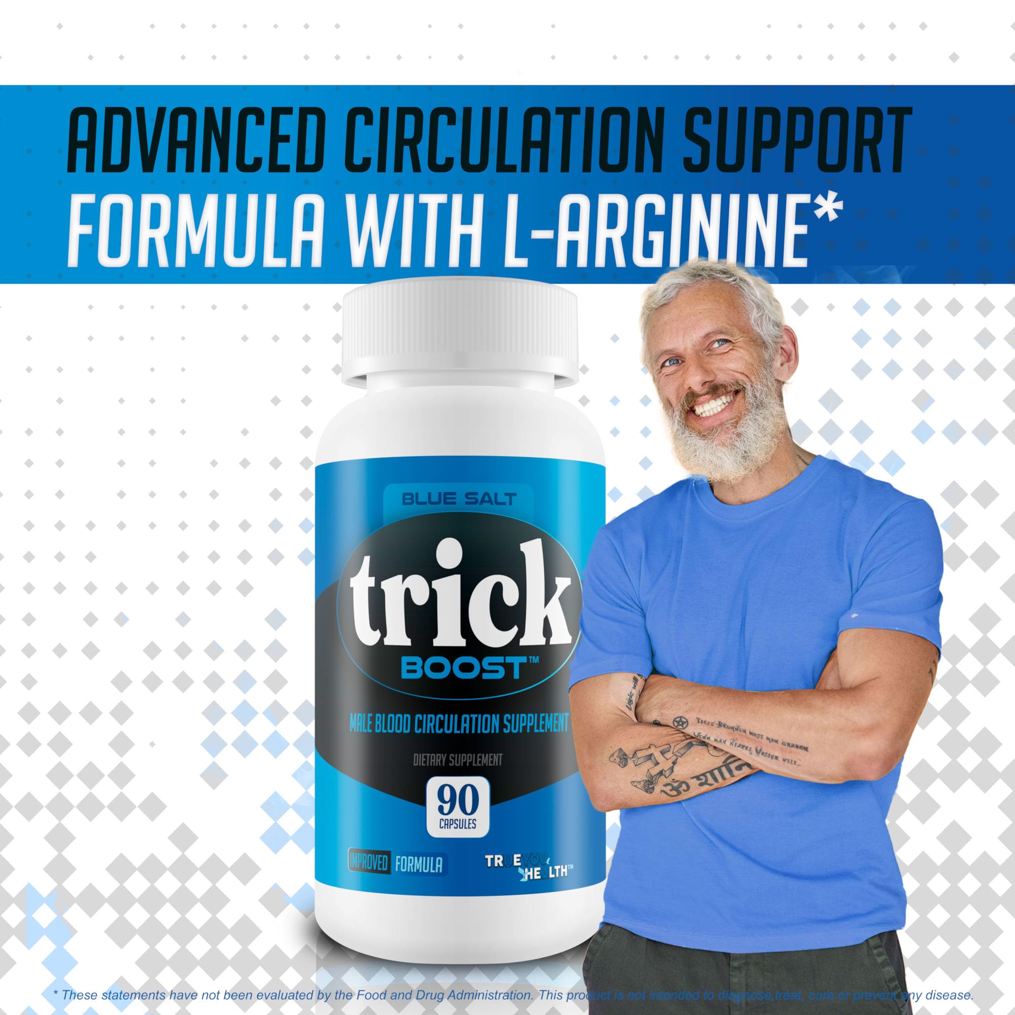 True You Health Blue Salt Trick Boost – Utilisation quotidienne simple pour soutenir la circulation.