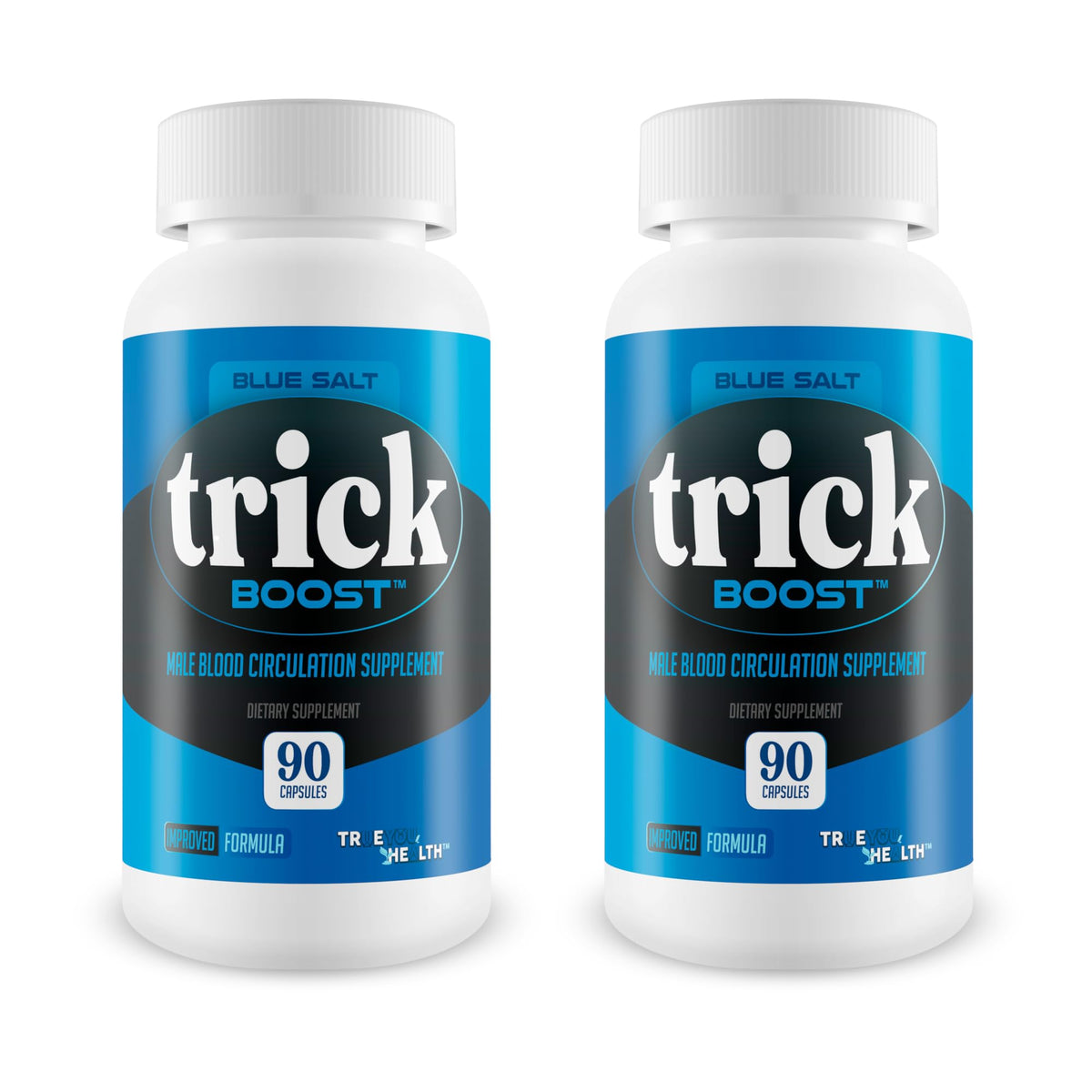 Flacon True You Health Blue Salt Trick Boost prêt pour soutenir la circulation et l'énergie.