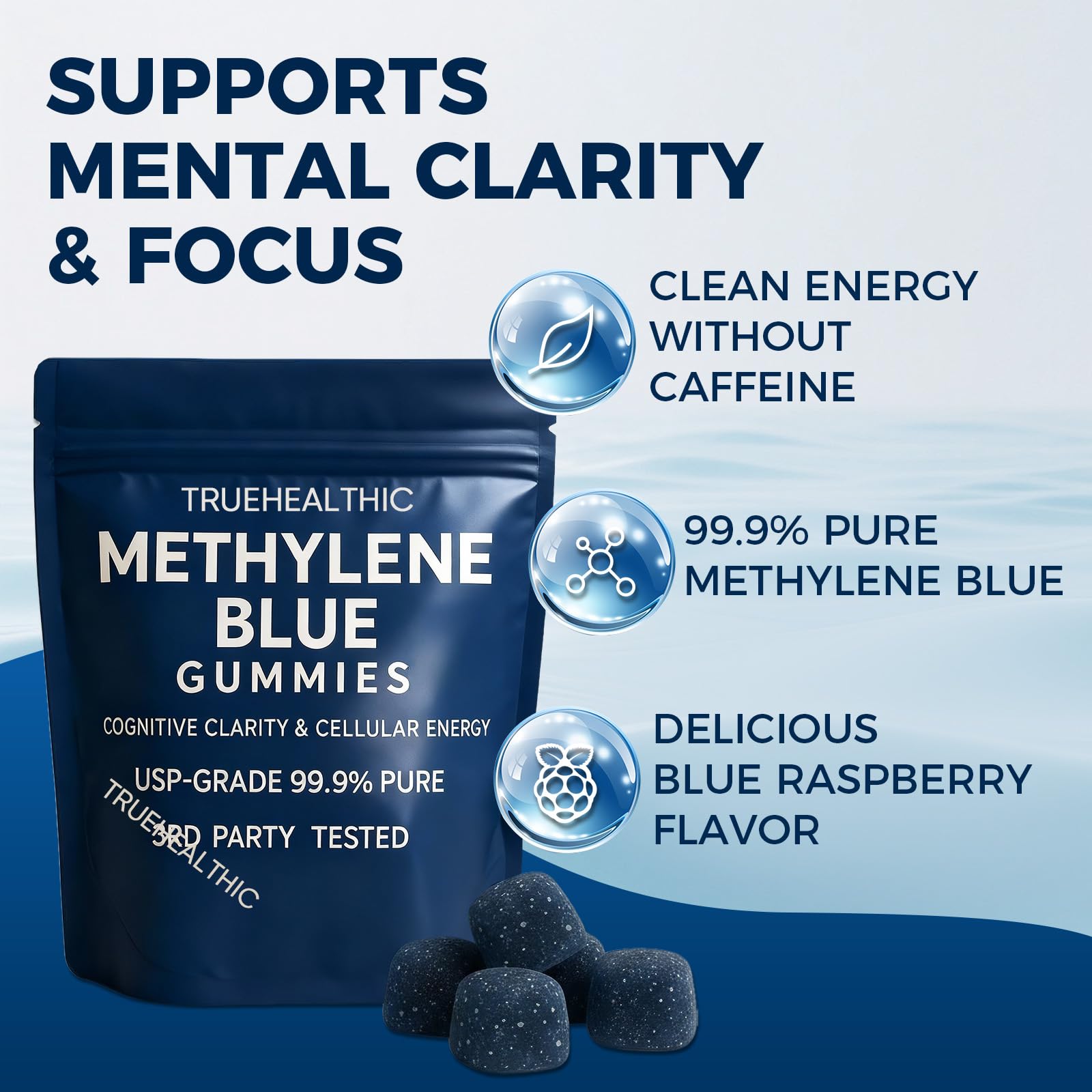 TRUEHEALTHIC gommes vegane-sans-ogm – rituel quotidien propre