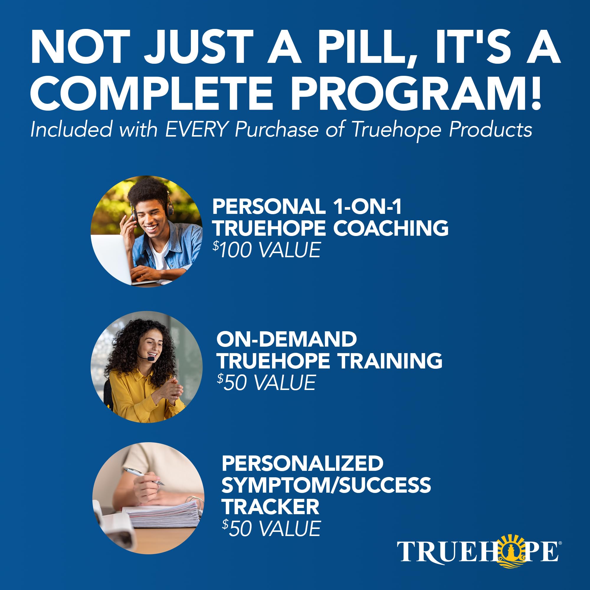 Truehope EMPowerplus Advanced - Gelules pres d'un verre, energie et concentration potentielles
