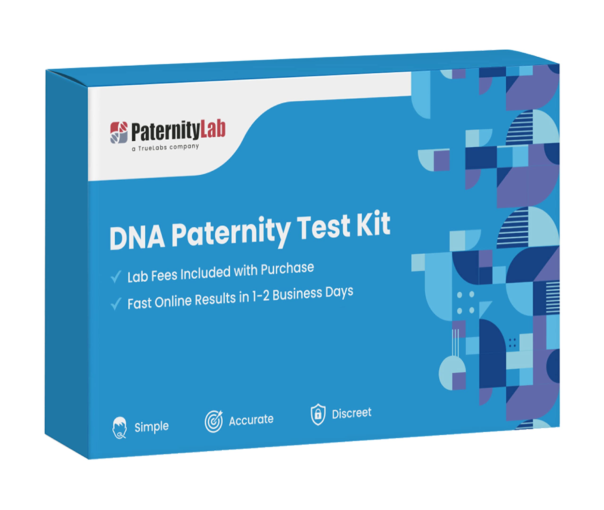 TrueLabs kit paternite ADN prelevement domicile, praticité et discretion pour un seul enfant.