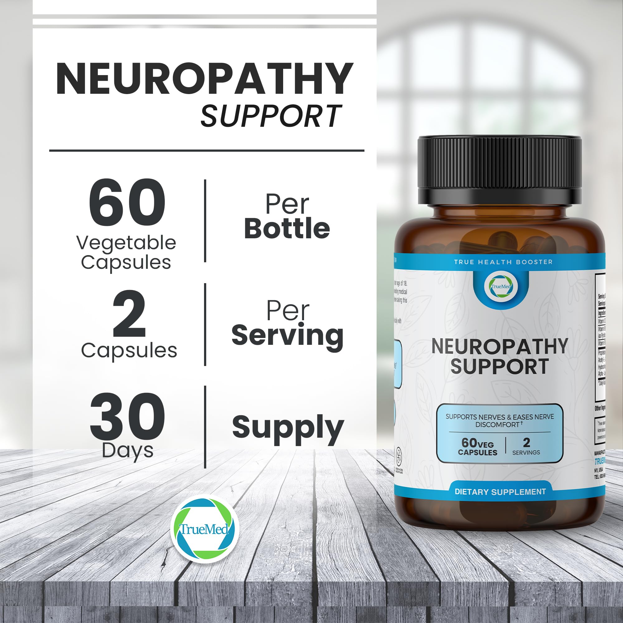 TRUEMED Neuropathie Support, utilisation quotidienne, intégration facile dans votre journée.