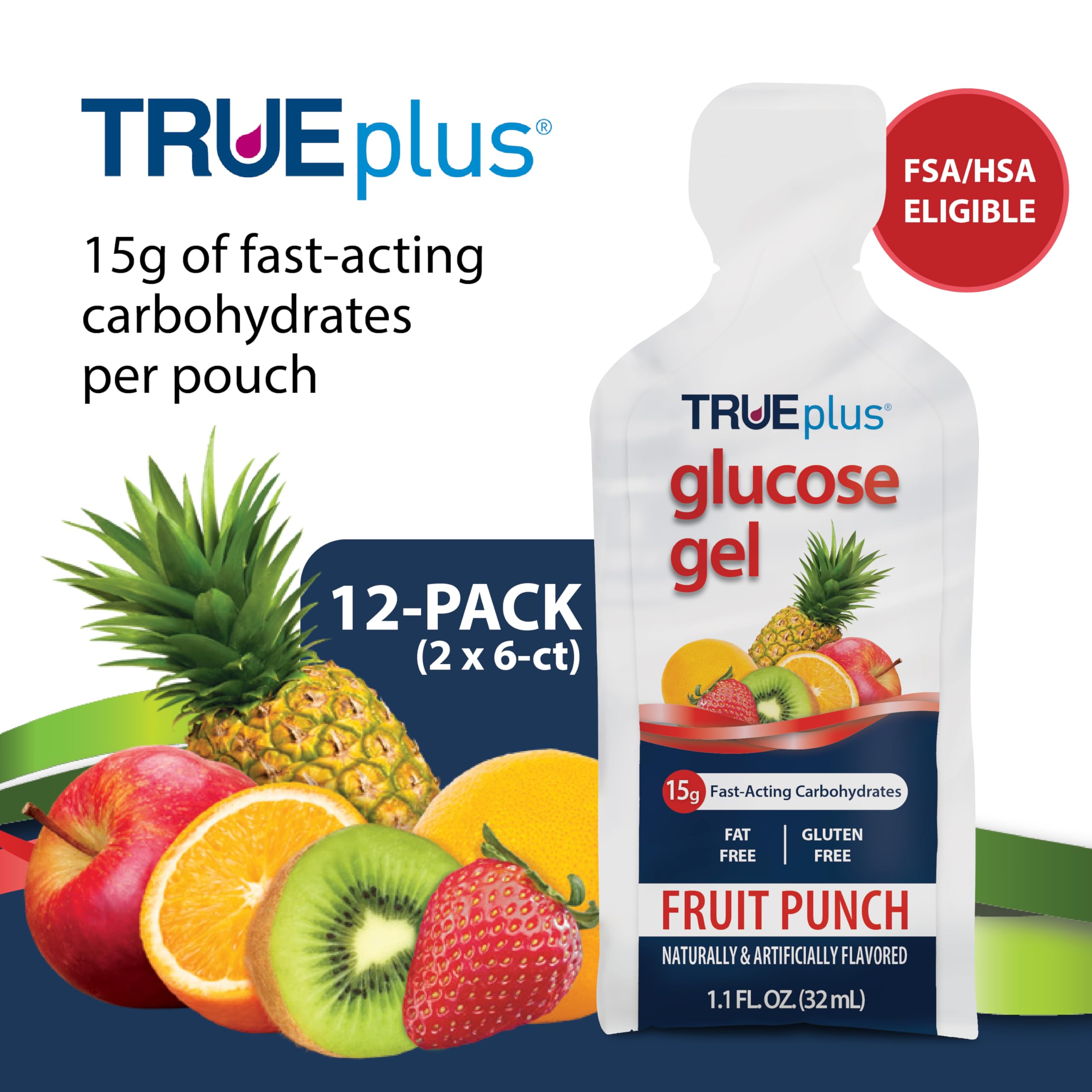 TRUEplus ouverture facile du sachet, consommation rapide en déplacement.