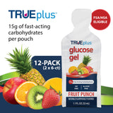 TRUEplus ouverture facile du sachet, consommation rapide en déplacement.