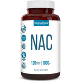 Truevantage NAC gélules végétales pour un soutien antioxydant quotidien.