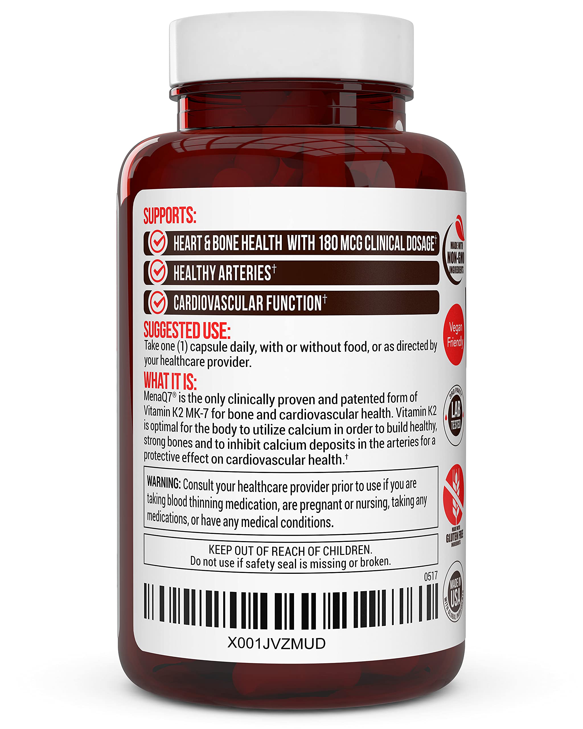 Boîte de 60 capsules – format pratique à emporter et utiliser.