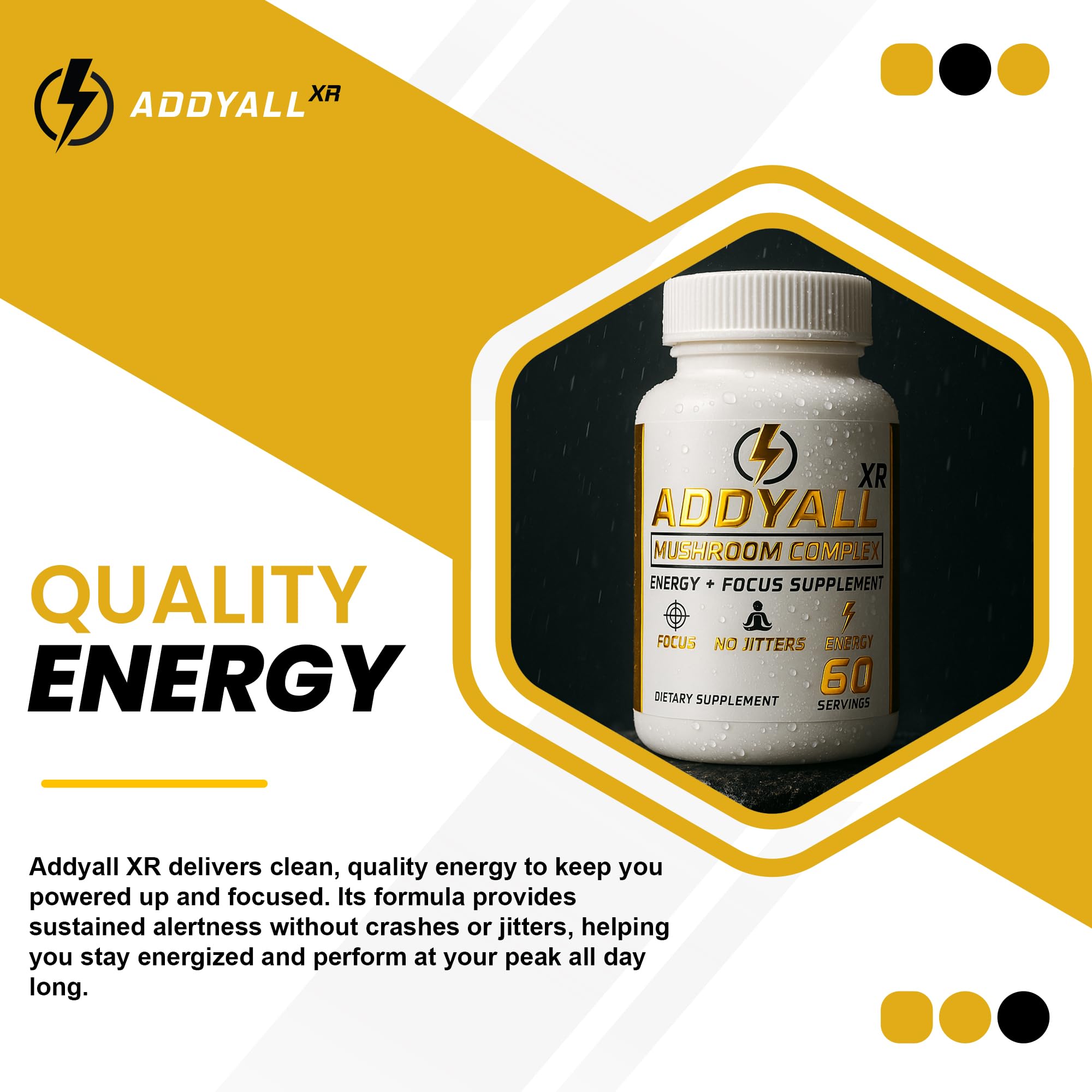 True Wood AddyAll XR - capsules pour énergie prolongée et clarté mentale.
