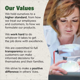 TruFlora Master – bouteille en verre ambré garantissant fraîcheur et conservation