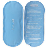 Pochette gel TruHealth bleu, design élégant et utilisation polyvalente.