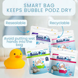 TruKid Bubble Podz: routine bain familiale, pratique et fiable.