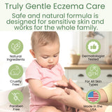 TruKid Crème Éczéma sans parfum, peaux sensibles, bébé et enfant.