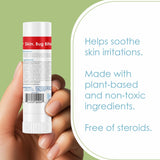TruKid Hero Stick contient calendula et camomille pour calmer la peau irritée.