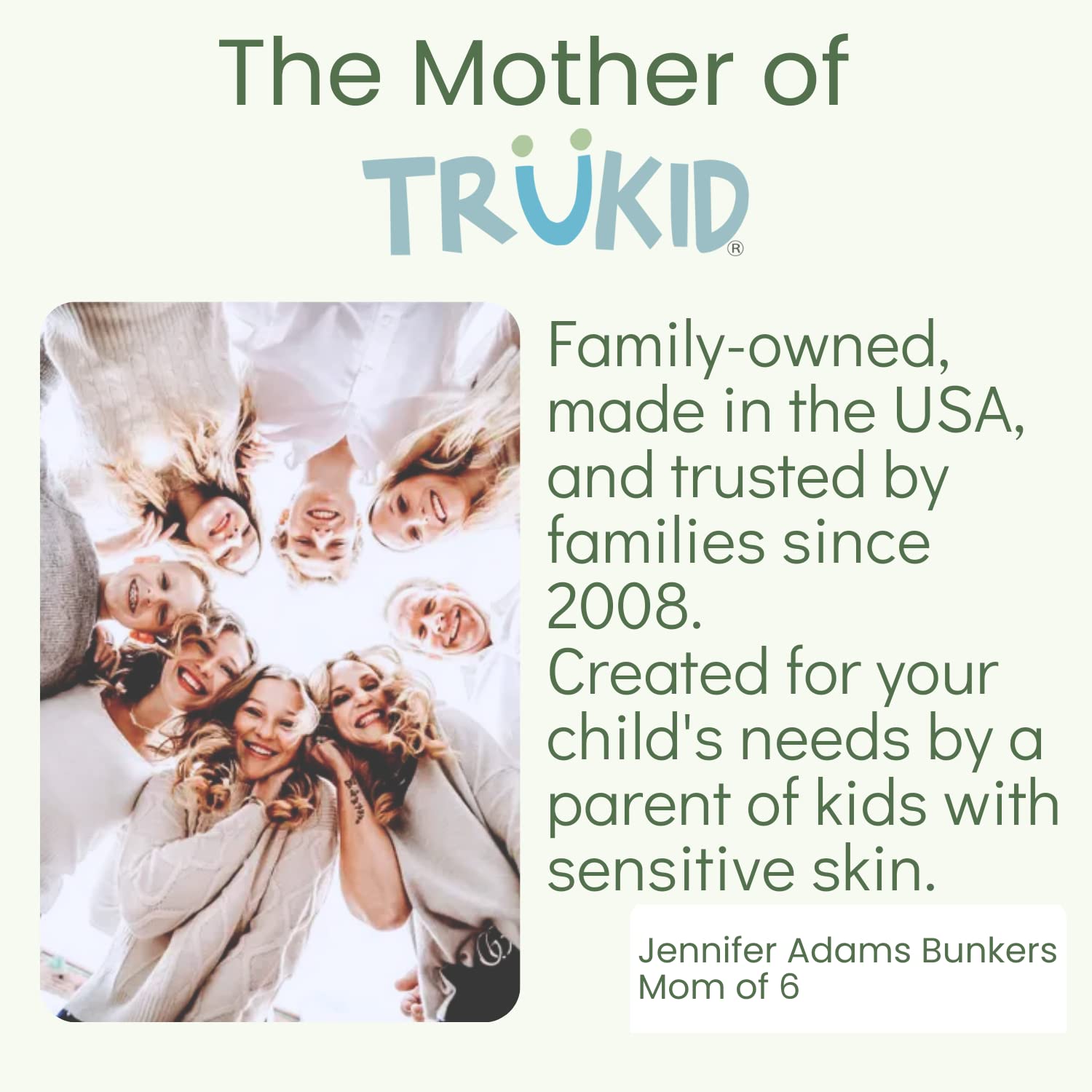 TruKid soin famille visage et corps pour tous.