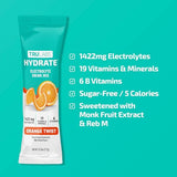 TRULABS Hydrate Orange Twist - sachet sans sucre pour boire en déplacement.