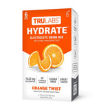 TRULABS Hydrate Orange Twist sachet prêt à l’emploi, hydratation pratique sans sucre.