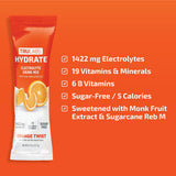 Sachet TRULABS Hydrate Orange Twist parfait pour voyage et sport.
