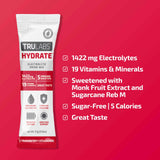 TRULABS Hydrate dose dans l'eau, mélange rapide et rafraîchissant sans sucre.