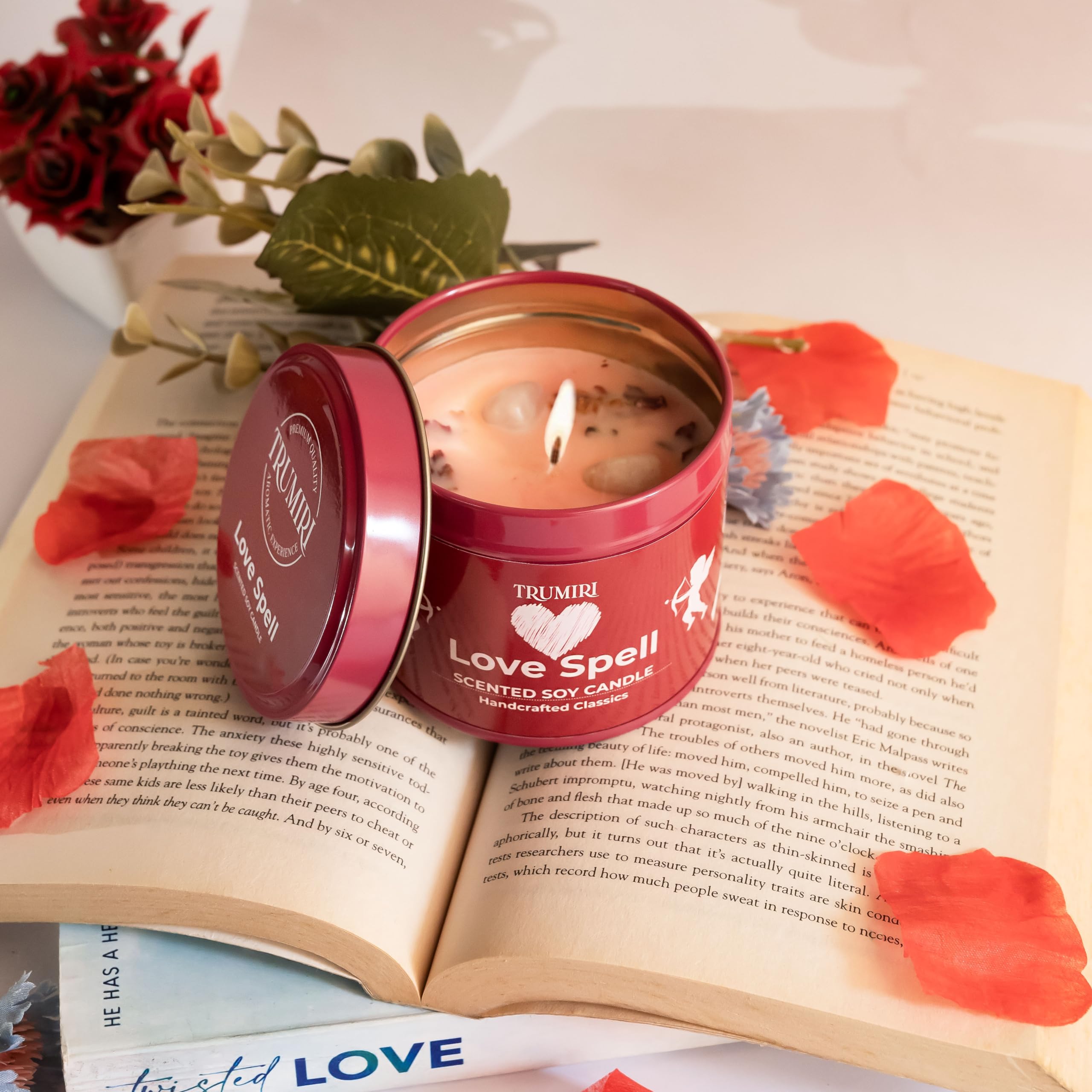 Ambiance apaisante créée par TRUMIRI Love Spell et parfum durable