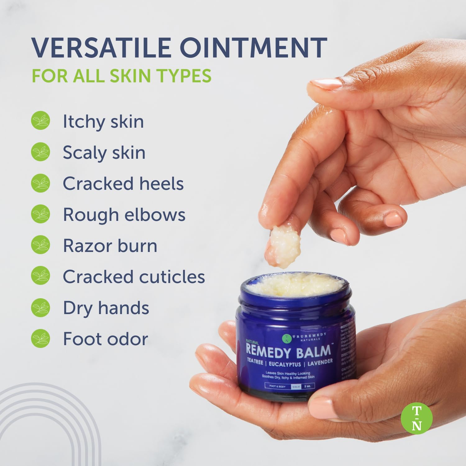 Ingrédients Lavande et Eucalyptus dans Remedy Balm, texture apaisante.