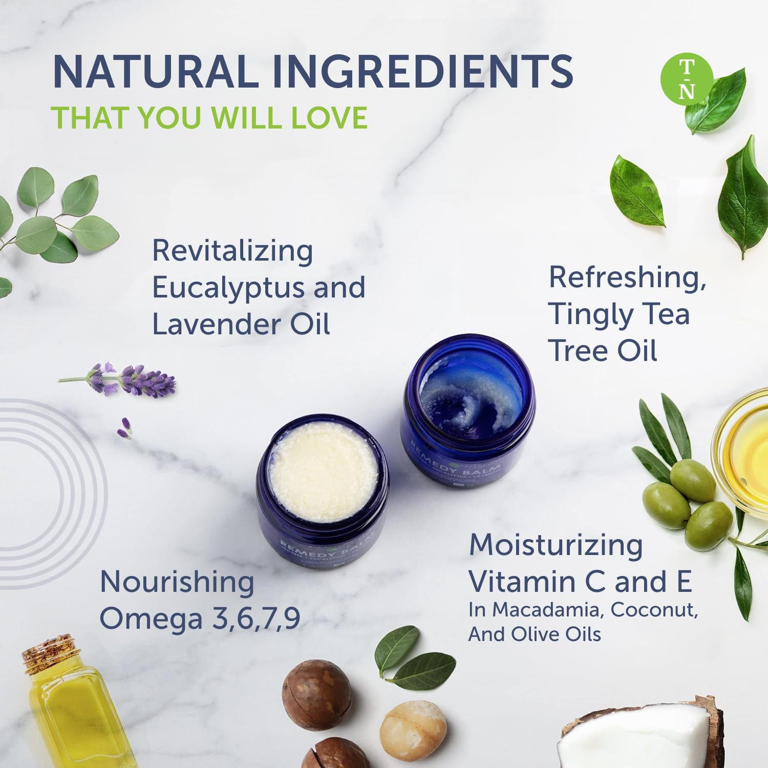 Texture riche et soyeuse du baume Remedy Balm pour peau sèche.