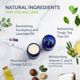 Texture riche et soyeuse du baume Remedy Balm pour peau sèche.