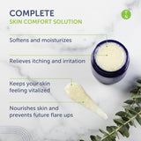 Hydratation du corps avec Remedy Balm polyvalent pour peau sensible.