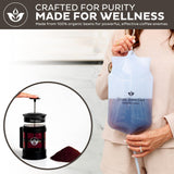 Dose précise avec cuillère, usage simple avec le kit.