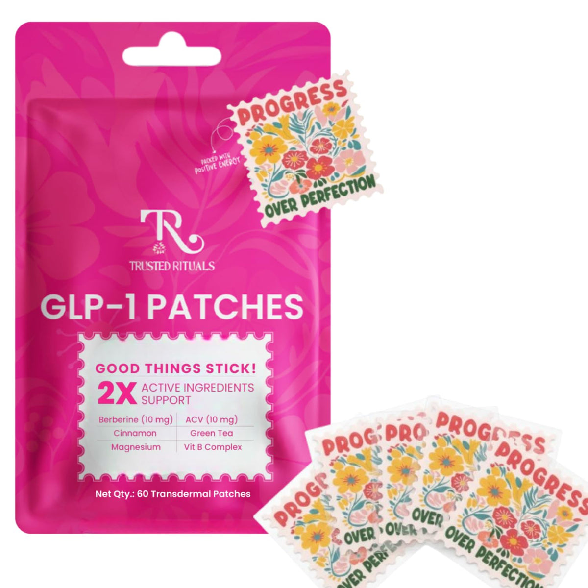 Patch transdermaux TRUSTED RITUALS avec berberine pour soutien quotidien.