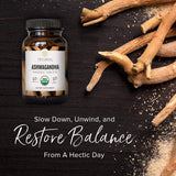 Truvani Ashwagandha: etiquette naturelle, design clair pour repérer facilement la prise.