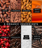 Barre Truvani végétales cerise chocolat texture riche