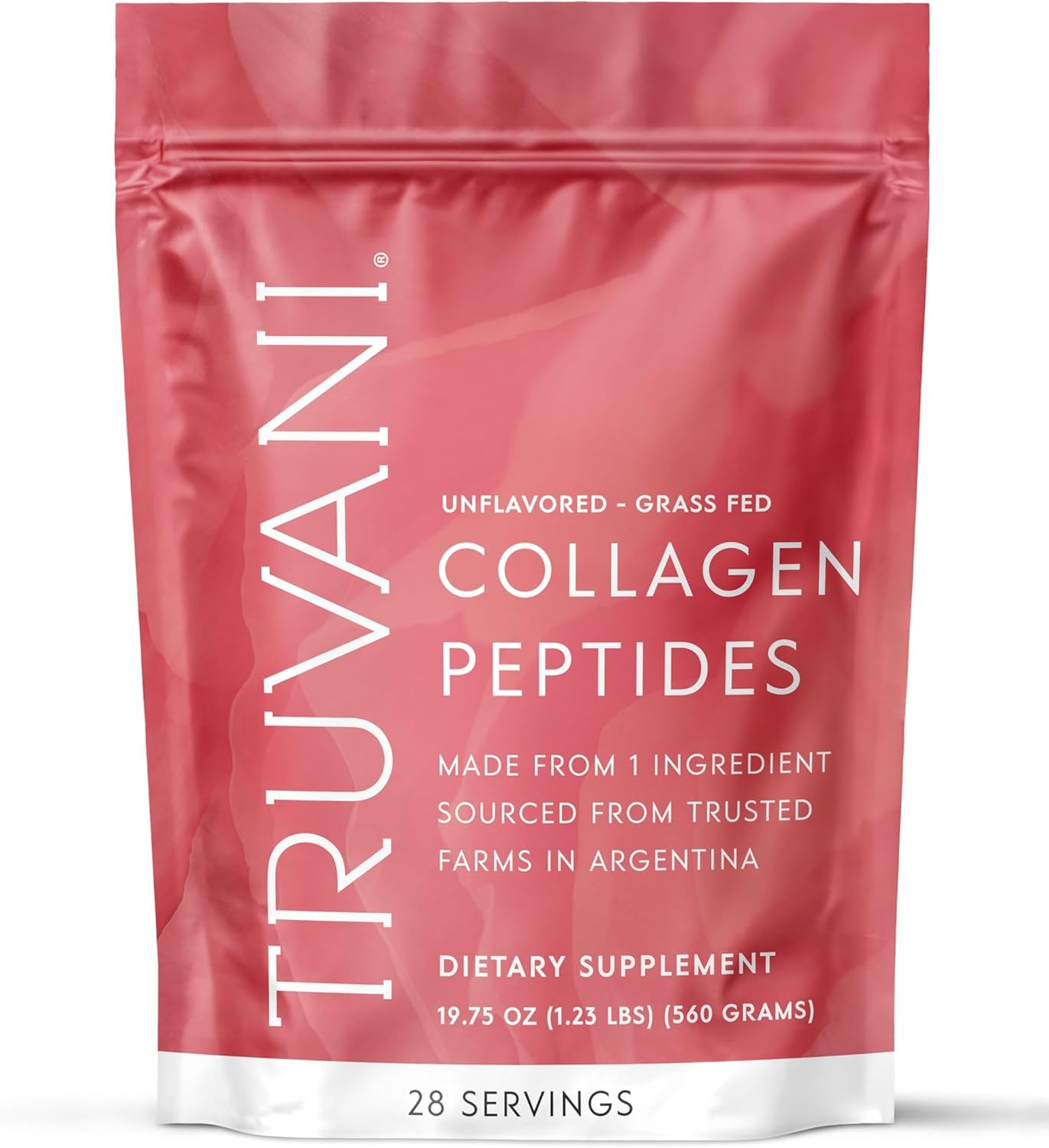 Truvani collagène hydrolysé en poudre sans arôme pour une boisson quotidienne facile