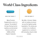 Truvani Curcumine bio: prêt à être mélangé dans soupes ou smoothies.