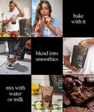 Truvani protéine pois-chocolat ingrédients-vegan, sans additifs pour une gourmande clean.