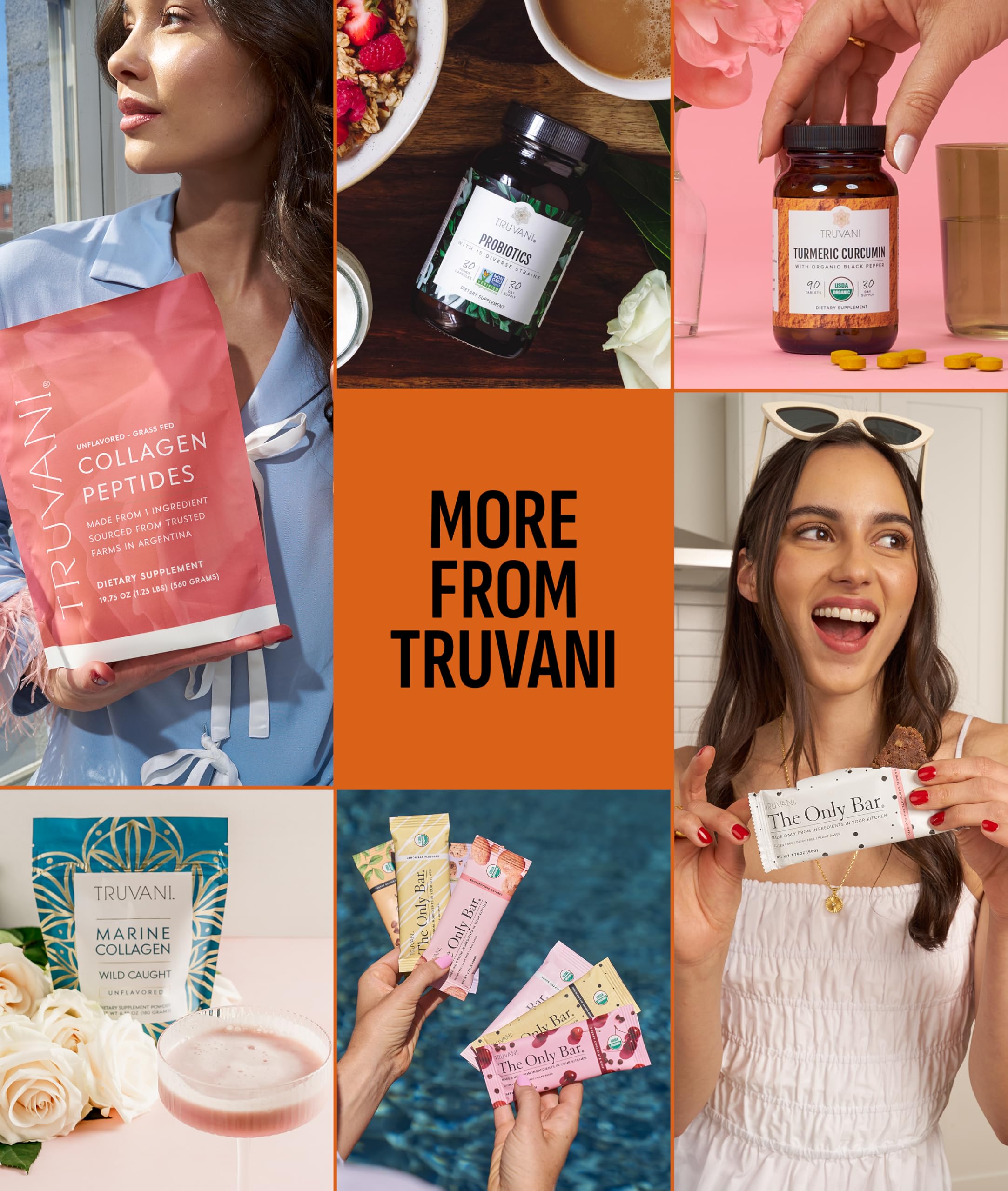 Truvani Poudre Protéine Végétale Potiron Épice Mesure – dosage facile dans smoothies.