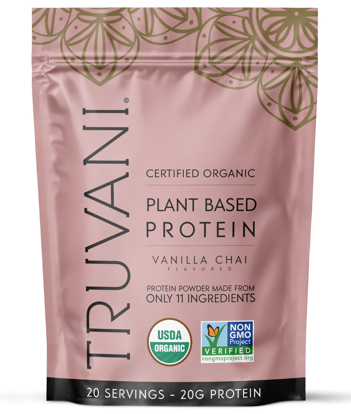 Truvani Vanille Chaï Protéine en bouteille pour booster l’apport protéique.