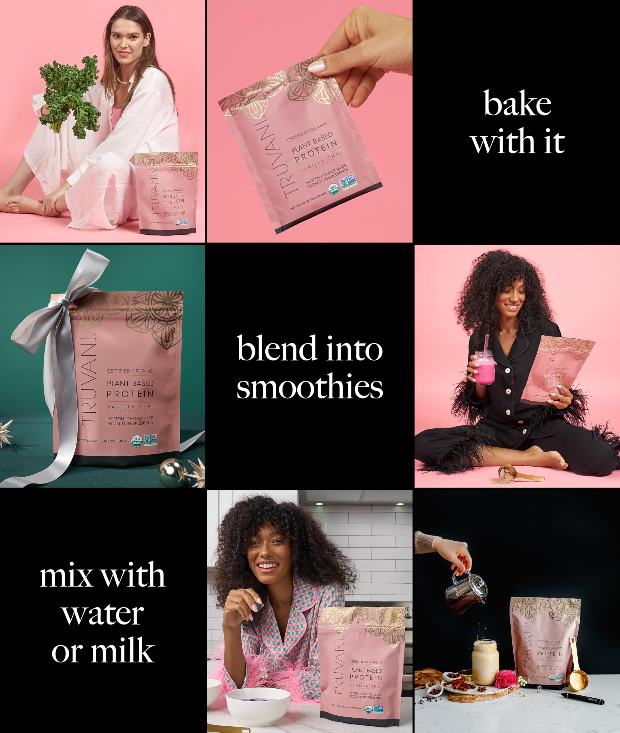 Protéine végétale Truvani sans gluten ni lactose, adaptée au régime.