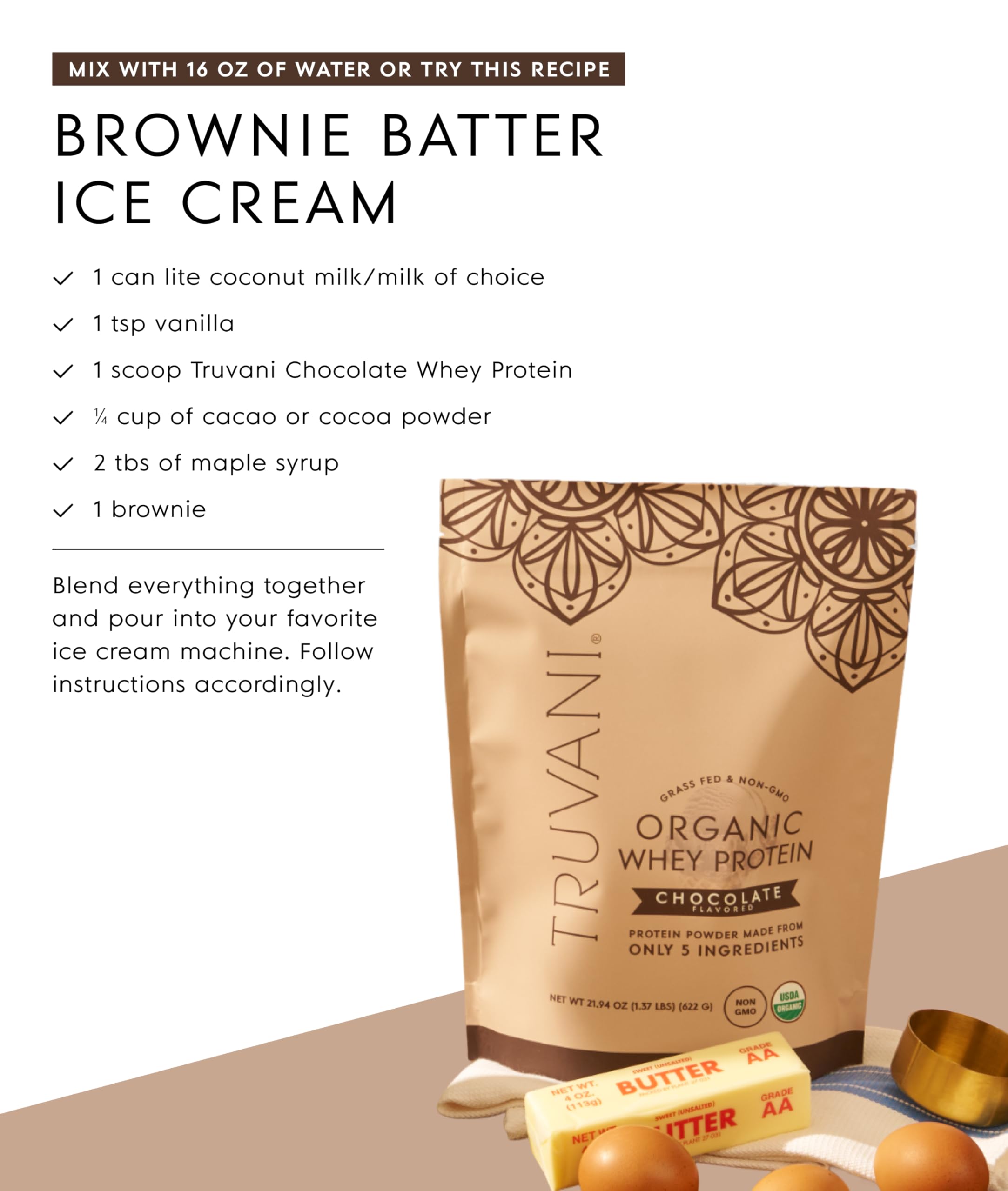 Goût chocolat riche et naturel grâce à des ingrédients réels.